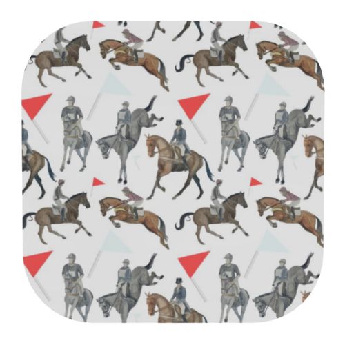 Pack of 4 Eventing Horses Coaster